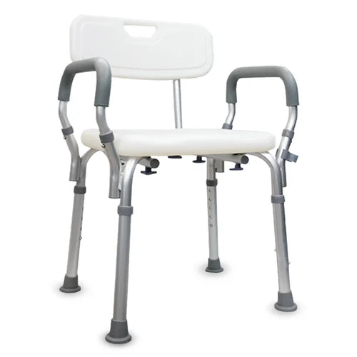 MCP Shower Chair For Seniors With Removable Back And Adjustable Legs